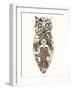 Robot Owl.-RYGER-Framed Art Print