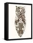 Robot Owl.-RYGER-Framed Stretched Canvas