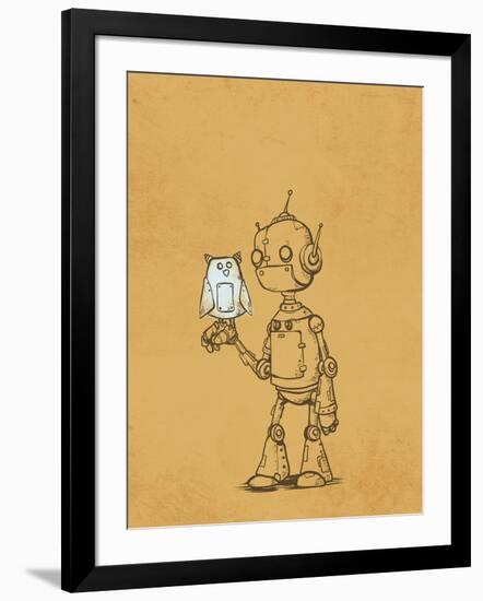 Robot Owl-Michael Murdock-Framed Giclee Print