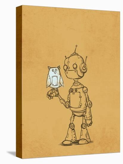 Robot Owl-Michael Murdock-Stretched Canvas