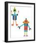 Robot Party Element VI-Melissa Averinos-Framed Art Print