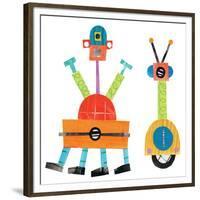 Robot Party Element VII-Melissa Averinos-Framed Premium Giclee Print