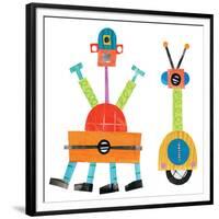 Robot Party Element VII-Melissa Averinos-Framed Premium Giclee Print