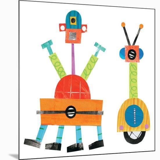 Robot Party Element VII-Melissa Averinos-Mounted Premium Giclee Print