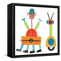 Robot Party Element VII-Melissa Averinos-Framed Stretched Canvas