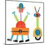 Robot Party Element VII-Melissa Averinos-Mounted Art Print