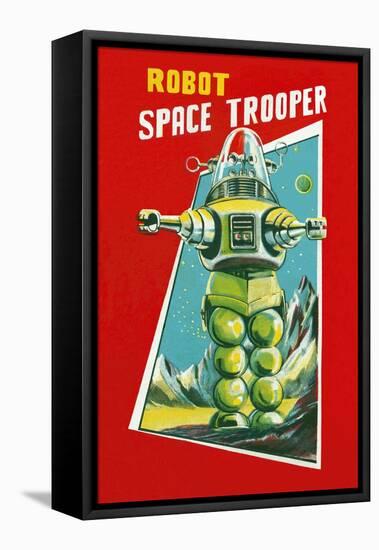 Robot Space Trooper-null-Framed Stretched Canvas