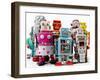 Robot Toys-davinci-Framed Art Print