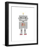 Robot-Dicky Bird-Framed Premium Giclee Print