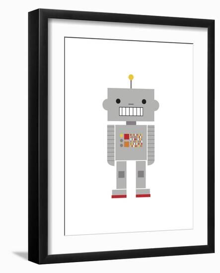 Robot-Dicky Bird-Framed Giclee Print