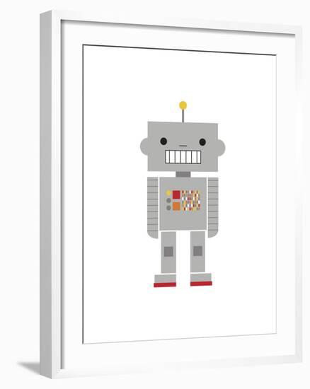 Robot-Dicky Bird-Framed Giclee Print