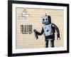 Robot-Banksy-Framed Giclee Print