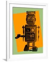 Robot-freelanceartist-Framed Art Print