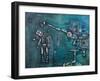 Robot-Mario Persico-Framed Giclee Print