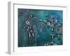 Robot-Mario Persico-Framed Giclee Print
