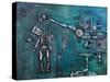 Robot-Mario Persico-Stretched Canvas