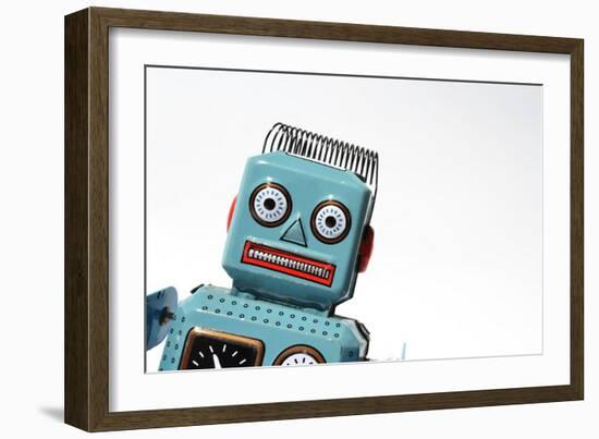 Robot-josefkubes-Framed Art Print