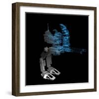 Robot-sauliusl-Framed Art Print