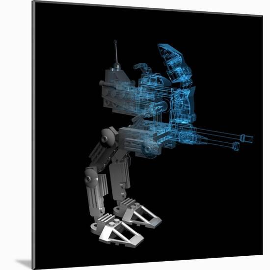 Robot-sauliusl-Mounted Art Print