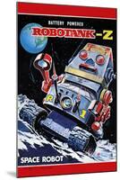 Robotank-Z Space Robot-null-Mounted Art Print