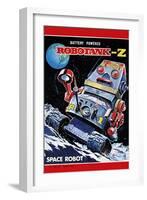 Robotank-Z Space Robot-null-Framed Art Print