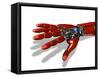 Robotic Hand-Victor Habbick-Framed Stretched Canvas