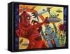 Robotic Uprising-David Galchutt-Framed Stretched Canvas