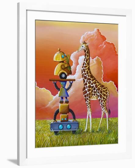 Robots On Safari-Cindy Thornton-Framed Art Print