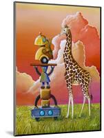 Robots On Safari-Cindy Thornton-Mounted Art Print