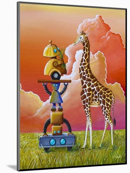 Robots On Safari-Cindy Thornton-Mounted Art Print