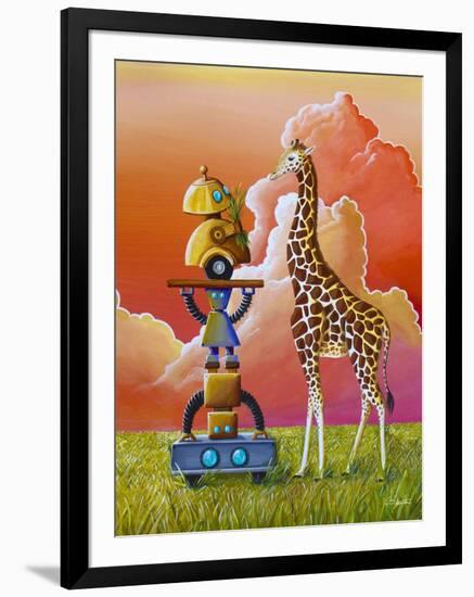 Robots On Safari-Cindy Thornton-Framed Art Print