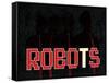 Robots-null-Framed Stretched Canvas