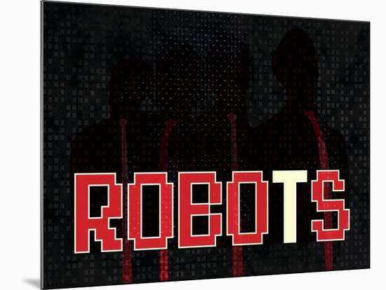 Robots-null-Mounted Poster