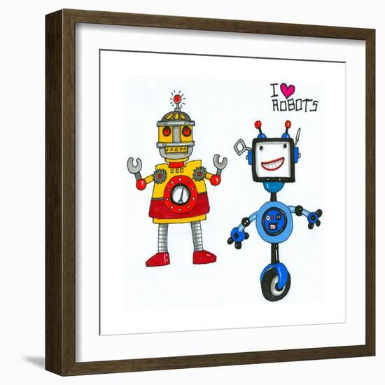 Robots-Wendy Edelson-Framed Giclee Print