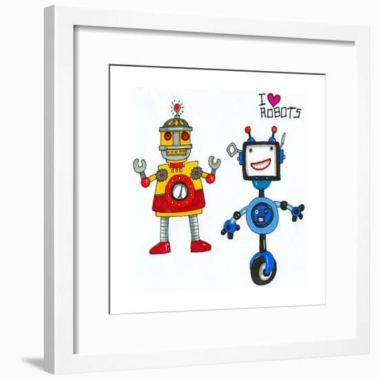 Robots-Wendy Edelson-Framed Giclee Print