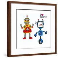 Robots-Wendy Edelson-Framed Giclee Print