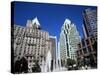 Robson Square, Vancouver, British Columbia, Canada-Hans Peter Merten-Stretched Canvas