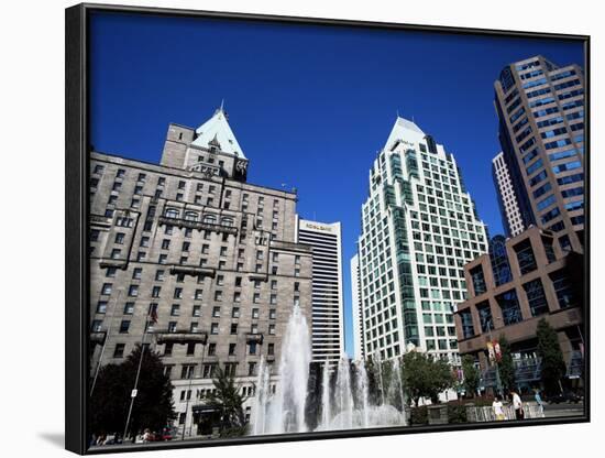 Robson Square, Vancouver, British Columbia, Canada-Hans Peter Merten-Framed Photographic Print