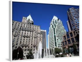 Robson Square, Vancouver, British Columbia, Canada-Hans Peter Merten-Framed Photographic Print