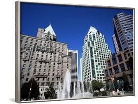 Robson Square, Vancouver, British Columbia, Canada-Hans Peter Merten-Framed Photographic Print