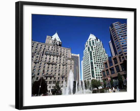 Robson Square, Vancouver, British Columbia, Canada-Hans Peter Merten-Framed Photographic Print