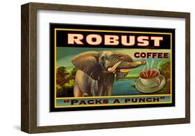 Robust Coffee-null-Framed Giclee Print