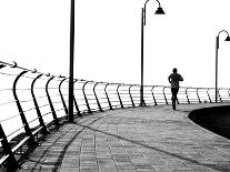 Early Morning at the Pier in Jacksonville Beach, Florida.-RobWilson-Framed Stretched Canvas