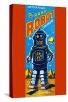 Roby Robot-null-Stretched Canvas