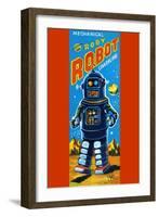 Roby Robot-null-Framed Art Print