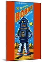 Roby Robot-null-Mounted Art Print