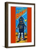 Roby Robot-null-Framed Art Print
