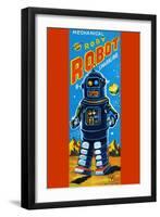 Roby Robot-null-Framed Art Print