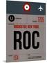 ROC Rochester Luggage Tag I-NaxArt-Mounted Art Print