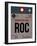 ROC Rochester Luggage Tag I-NaxArt-Framed Art Print